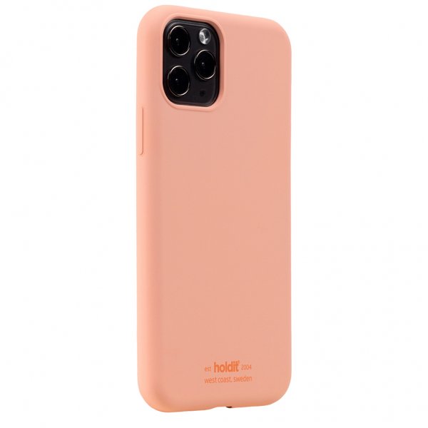 holdit iPhone 11 Pro Skal Silikon Pink Peach