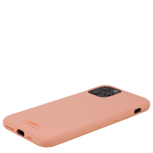 holdit iPhone 11 Pro Skal Silikon Pink Peach