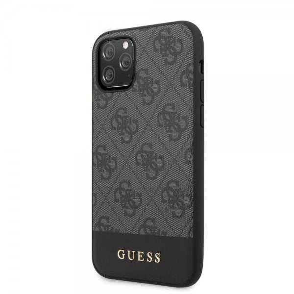 Guess iPhone 11 Pro Skal Stripe Cover Grå