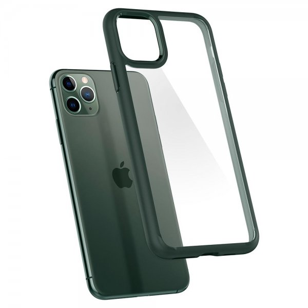 Spigen iPhone 11 Pro Skal Ultra Hybrid Midnight Green