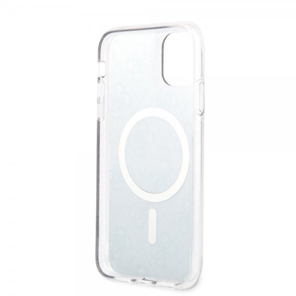 Guess iPhone 11 Skal 4G Pattern MagSafe Svart