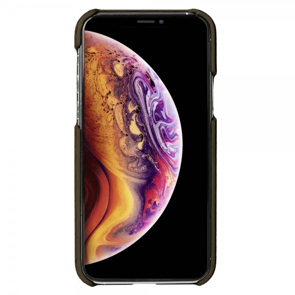 Krusell iPhone 11 Skal Birka Cover Mörkbrun