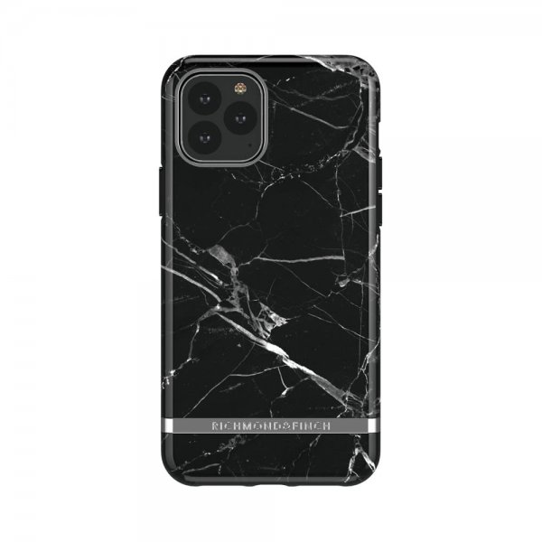 Richmond & Finch iPhone 11 Skal Black Marble