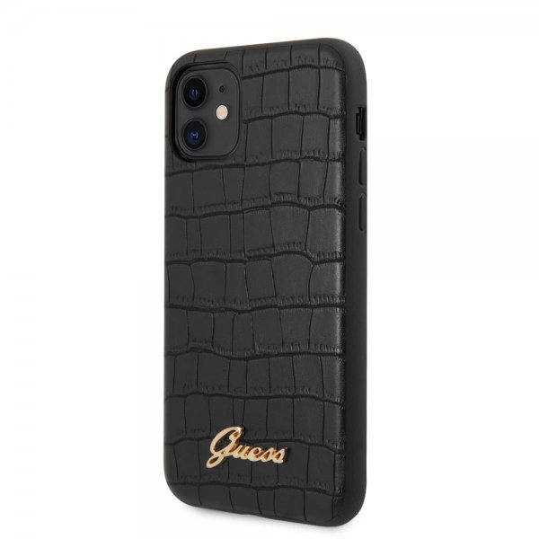 Guess iPhone 11 Skal Croco Svart