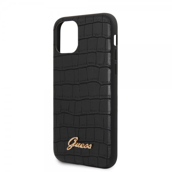 Guess iPhone 11 Skal Croco Svart