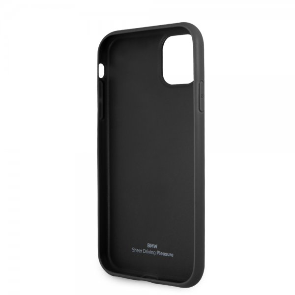 BMW iPhone 11 Skal Embossed Logo Svart