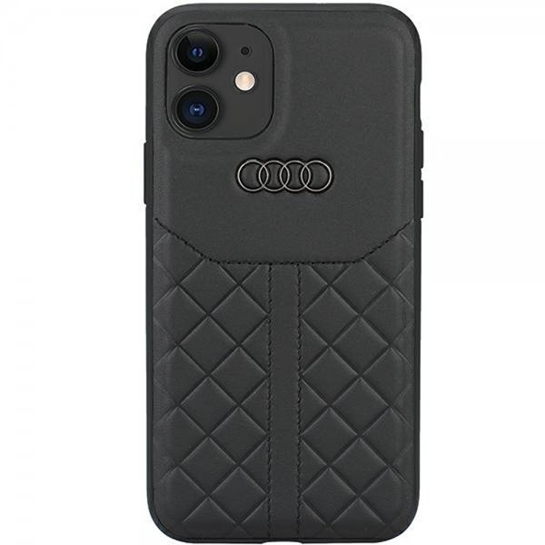Audi iPhone 11 Skal Genuine Leather Case Svart