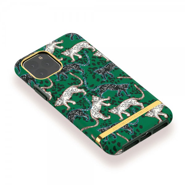 Richmond & Finch iPhone 11 Skal Green Leopard