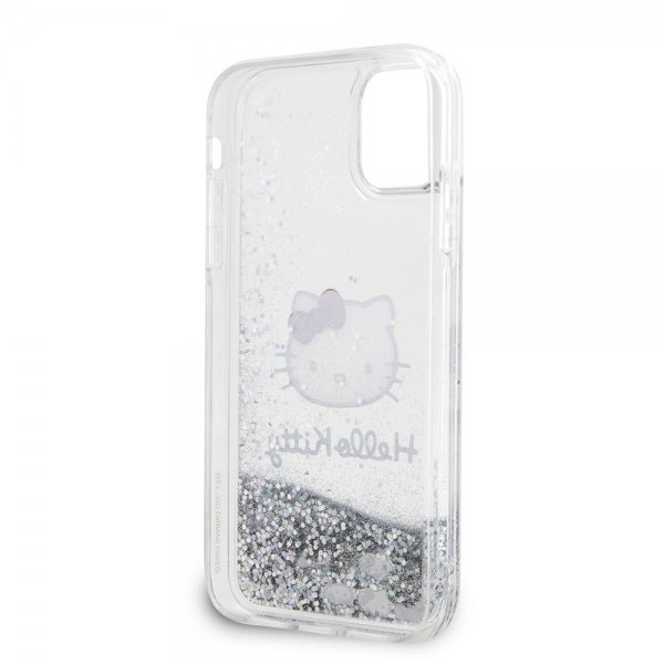 Hello Kitty iPhone 11 Skal Liquid Glitter Translucent