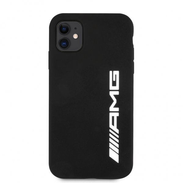 AMG iPhone 11 Skal Liquid Silicone Svart