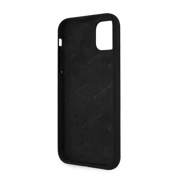 AMG iPhone 11 Skal Liquid Silicone Svart