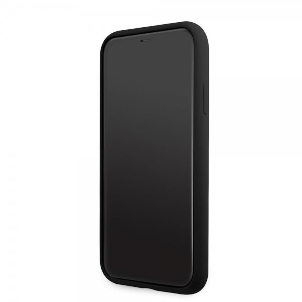 Guess iPhone 11 Skal Metal Triangle Svart