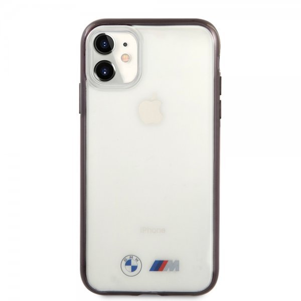 BMW iPhone 11 Skal Metallic Svart Transparent