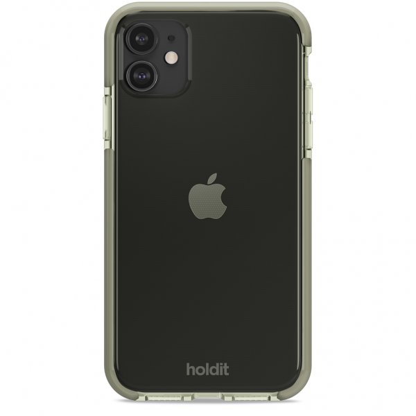 holdit iPhone 11 Skal Seethru Khaki Green