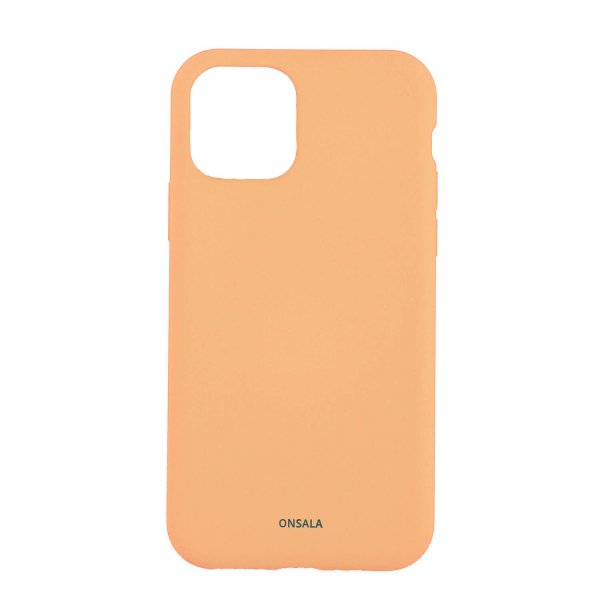 Onsala iPhone 11 Skal Silikonkänsla Apricot