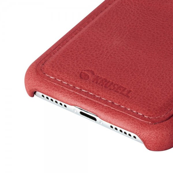 Krusell iPhone 11 Skal Sunne CardCover Vintage Red