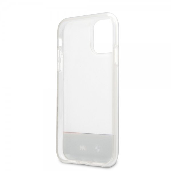 BMW iPhone 11 Skal Tricolor Stripe Transparent