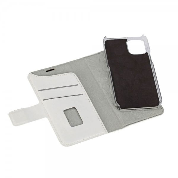 Onsala iPhone 12 Mini Fodral Fashion Edition Löstagbart Skal Saffiano White
