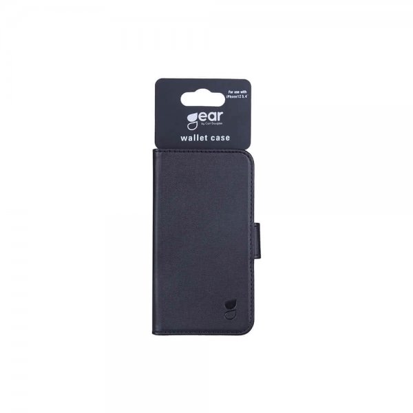 Gear iPhone 12 Mini Fodral med Kortfack Svart