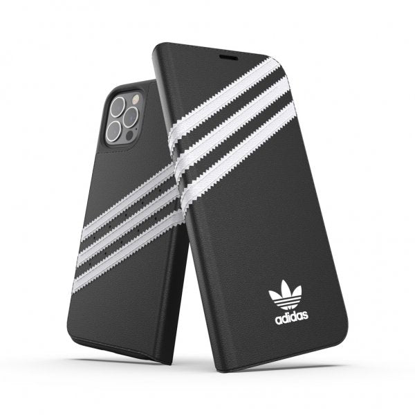 Adidas iPhone 12/iPhone 12 Pro Fodral Booklet Case Svart