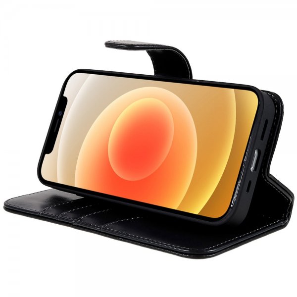 Nordic Covers iPhone 12/iPhone 12 Pro Fodral MagLeather Raven Black