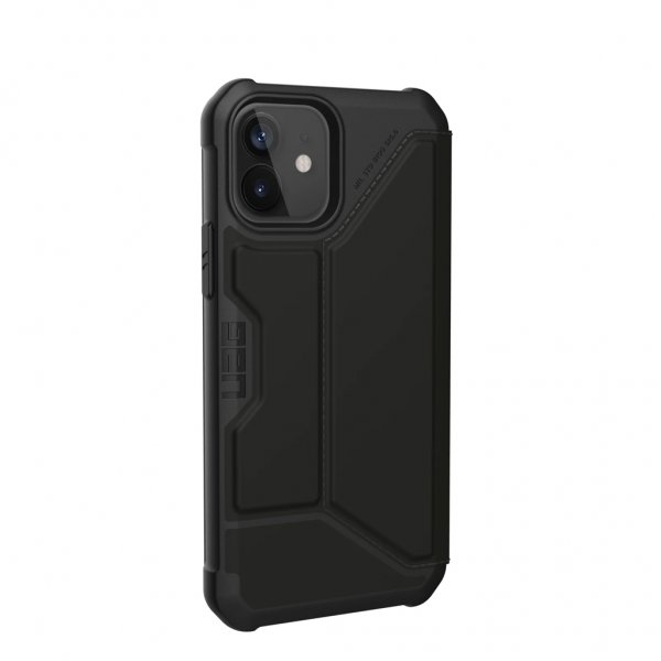 Urban Armor Gear (UAG) iPhone 12/iPhone 12 Pro Fodral Metropolis PU Svart