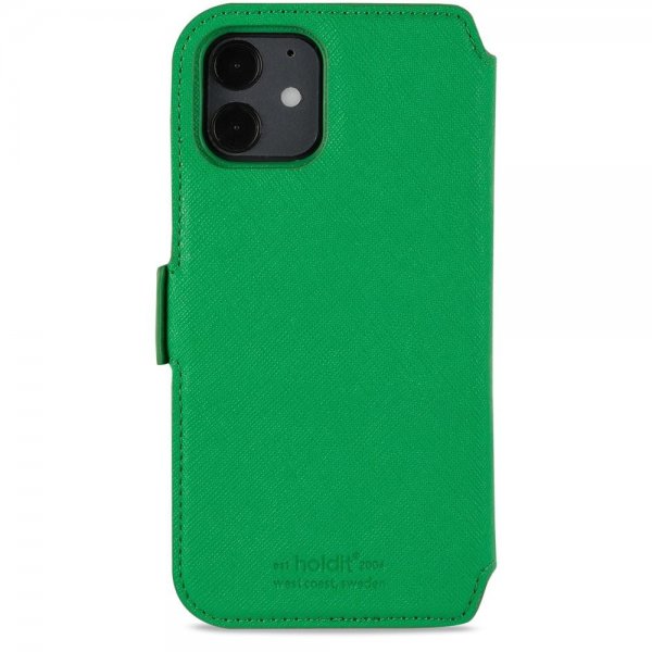 holdit iPhone 12/iPhone 12 Pro Fodral Wallet Case Magnet Stockholm Grass Green