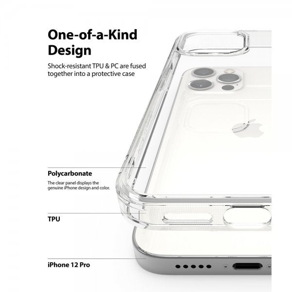 Ringke iPhone 12/iPhone 12 Pro Skal Fusion Clear