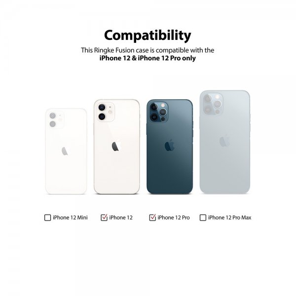 Ringke iPhone 12/iPhone 12 Pro Skal Fusion Clear