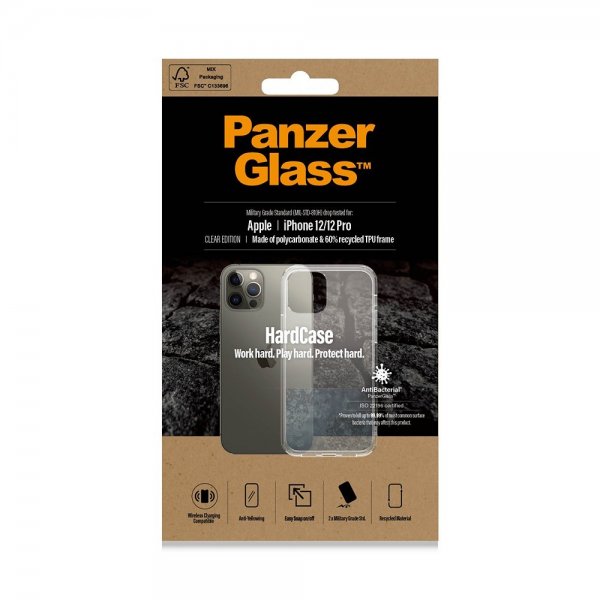 PanzerGlass iPhone 12/iPhone 12 Pro Skal HardCase Transparent
