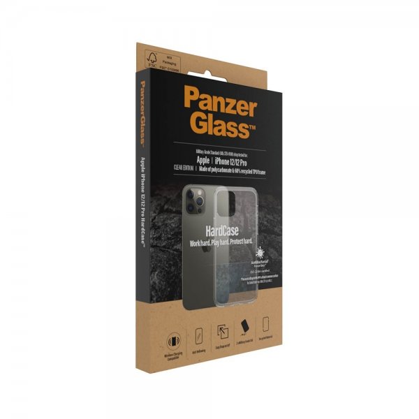 PanzerGlass iPhone 12/iPhone 12 Pro Skal HardCase Transparent