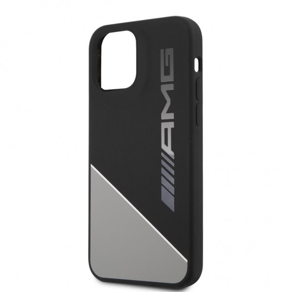 AMG iPhone 12/iPhone 12 Pro Skal Liquid Silicone Grå