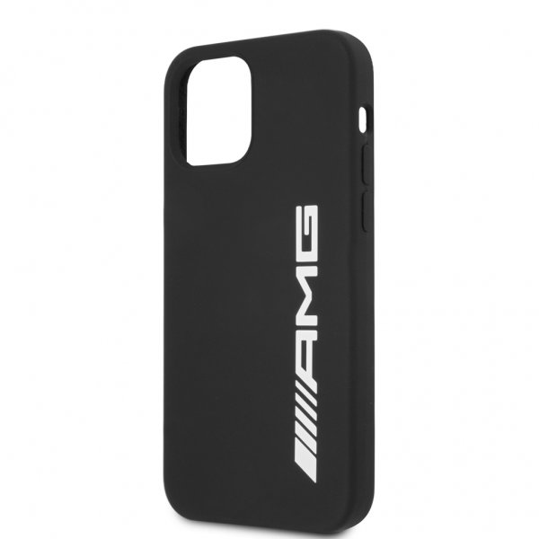 AMG iPhone 12/iPhone 12 Pro Skal Liquid Silicone Svart