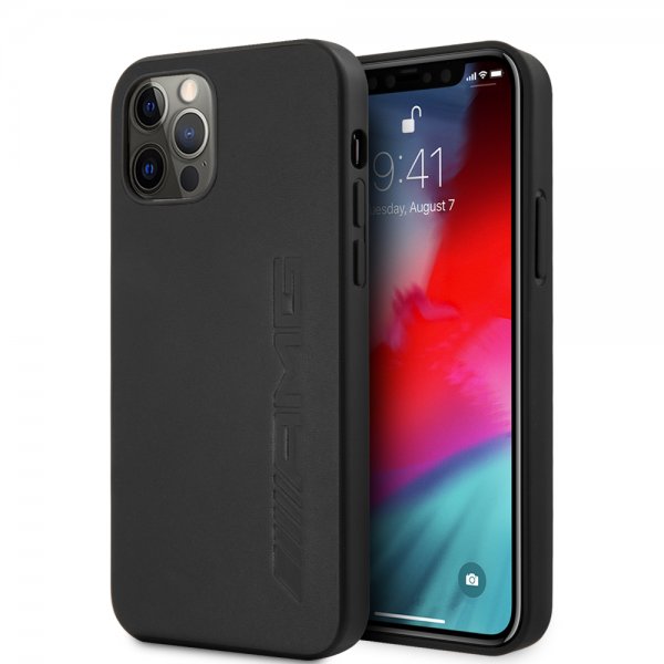AMG iPhone 12/iPhone 12 Pro Skal Logo Stamp Svart