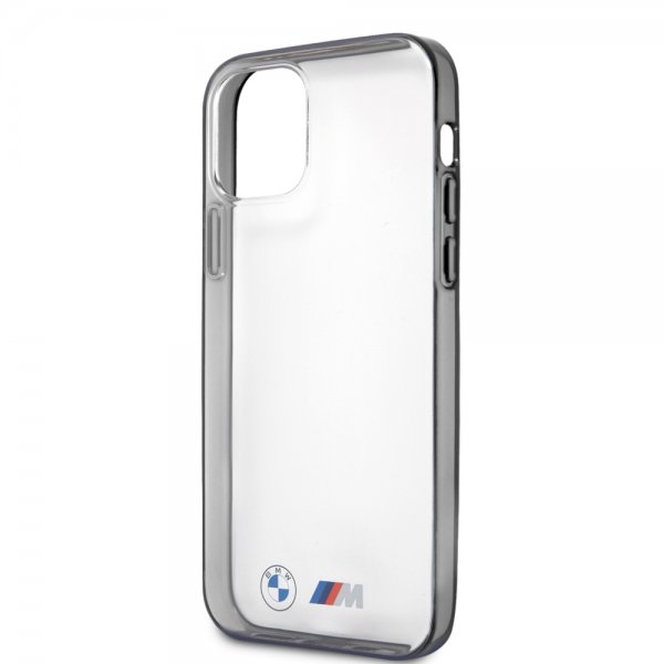 BMW iPhone 12/iPhone 12 Pro Skal Metallic Svart Transparent