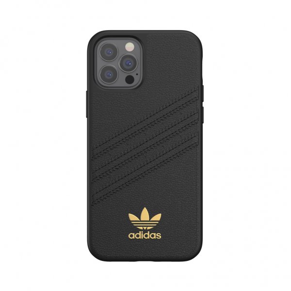 Adidas iPhone 12/iPhone 12 Pro Skal Moulded Case PU Premium Svart