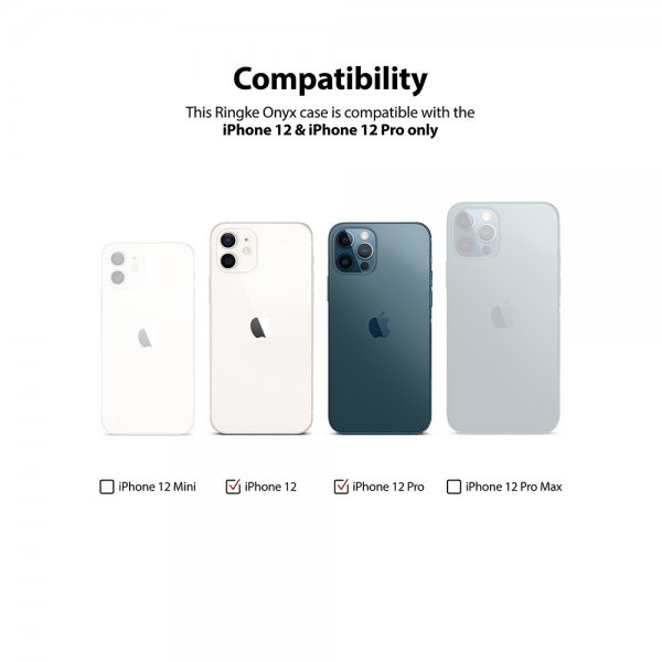 Ringke iPhone 12/iPhone 12 Pro Skal Onyx Svart