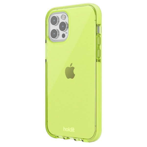 holdit iPhone 12/iPhone 12 Pro Skal Seethru Acid Green