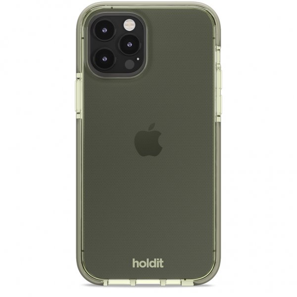 holdit iPhone 12/iPhone 12 Pro Skal Seethru Khaki Green