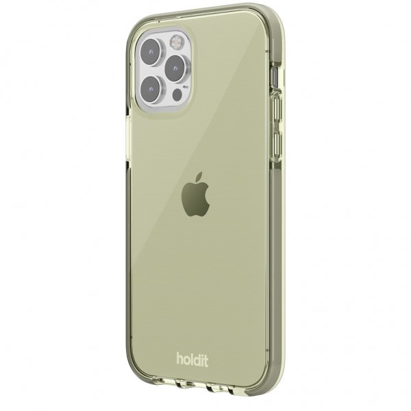 holdit iPhone 12/iPhone 12 Pro Skal Seethru Khaki Green