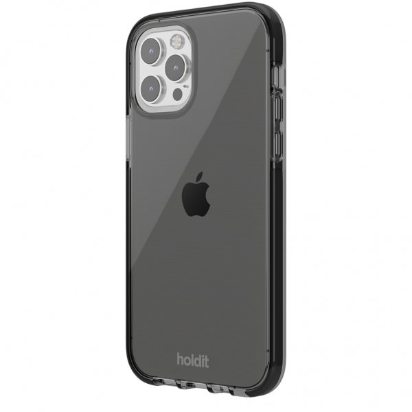holdit iPhone 12/iPhone 12 Pro Skal Seethru Svart