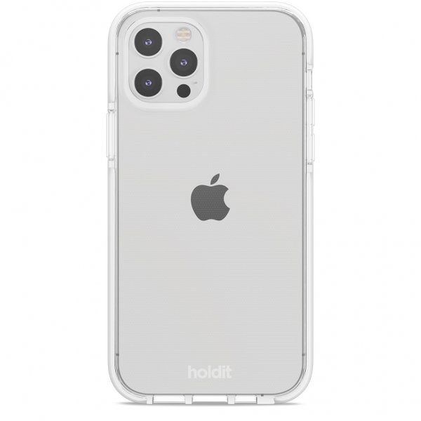 holdit iPhone 12/iPhone 12 Pro Skal Seethru Vit
