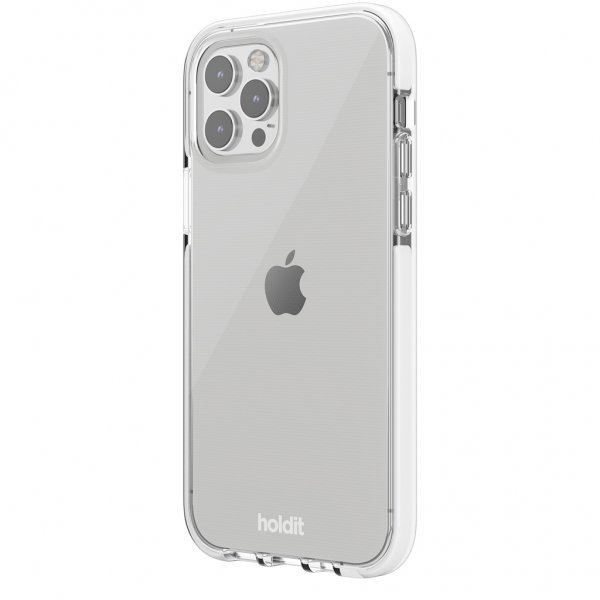 holdit iPhone 12/iPhone 12 Pro Skal Seethru Vit
