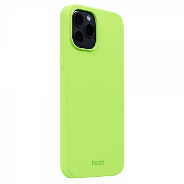 holdit iPhone 12/iPhone 12 Pro Skal Silikon Acid Green