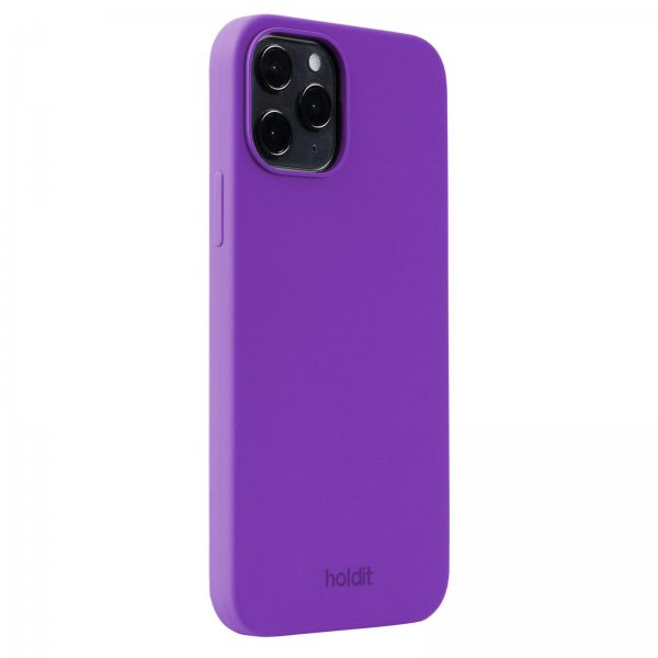 holdit iPhone 12/iPhone 12 Pro Skal Silikon Bright Purple