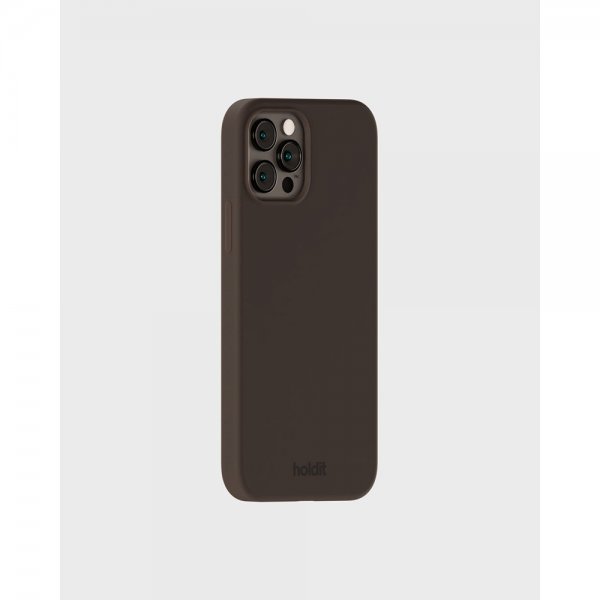 holdit iPhone 12/iPhone 12 Pro Skal Silikon Chocolate