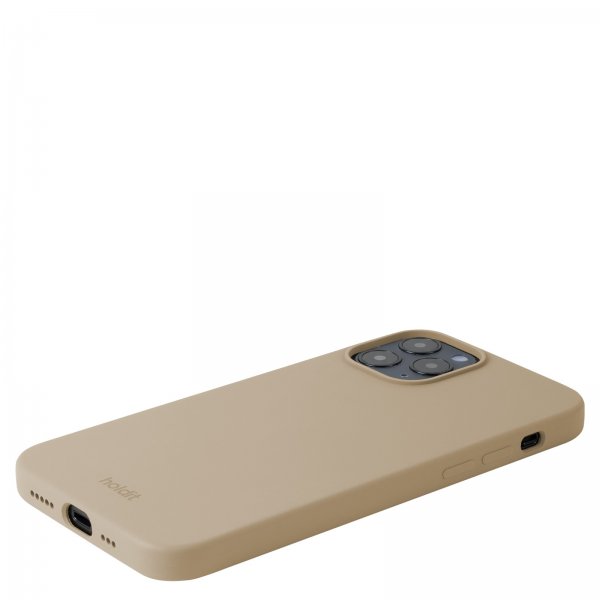 holdit iPhone 12/iPhone 12 Pro Skal Silikon Latte Beige