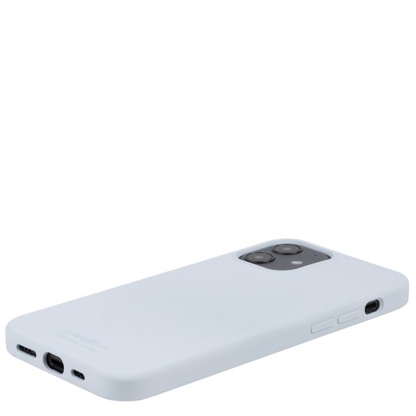 holdit iPhone 12/iPhone 12 Pro Skal Silikon Mineral Blue