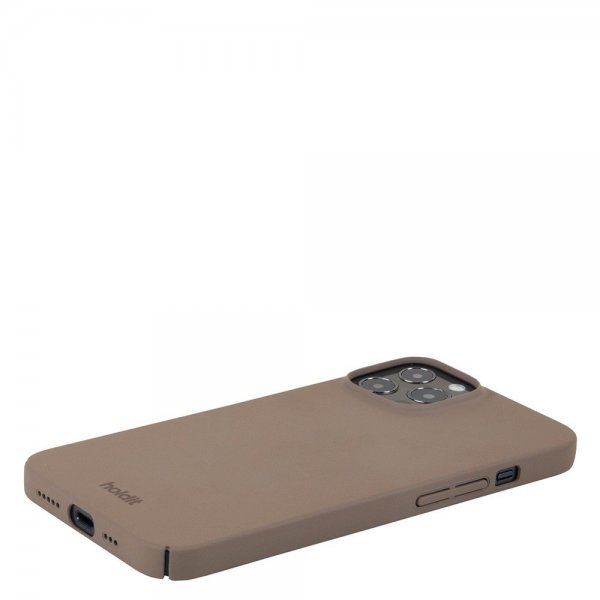 holdit iPhone 12/iPhone 12 Pro Skal Slim Case Mocha Brown