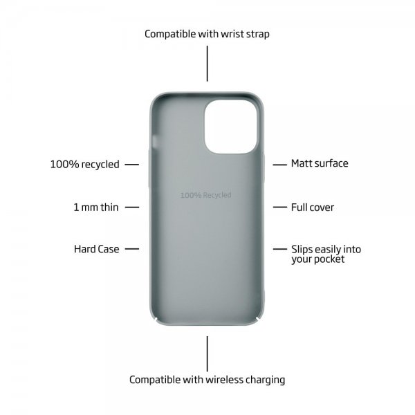 holdit iPhone 12/iPhone 12 Pro Skal Slim Case Taupe